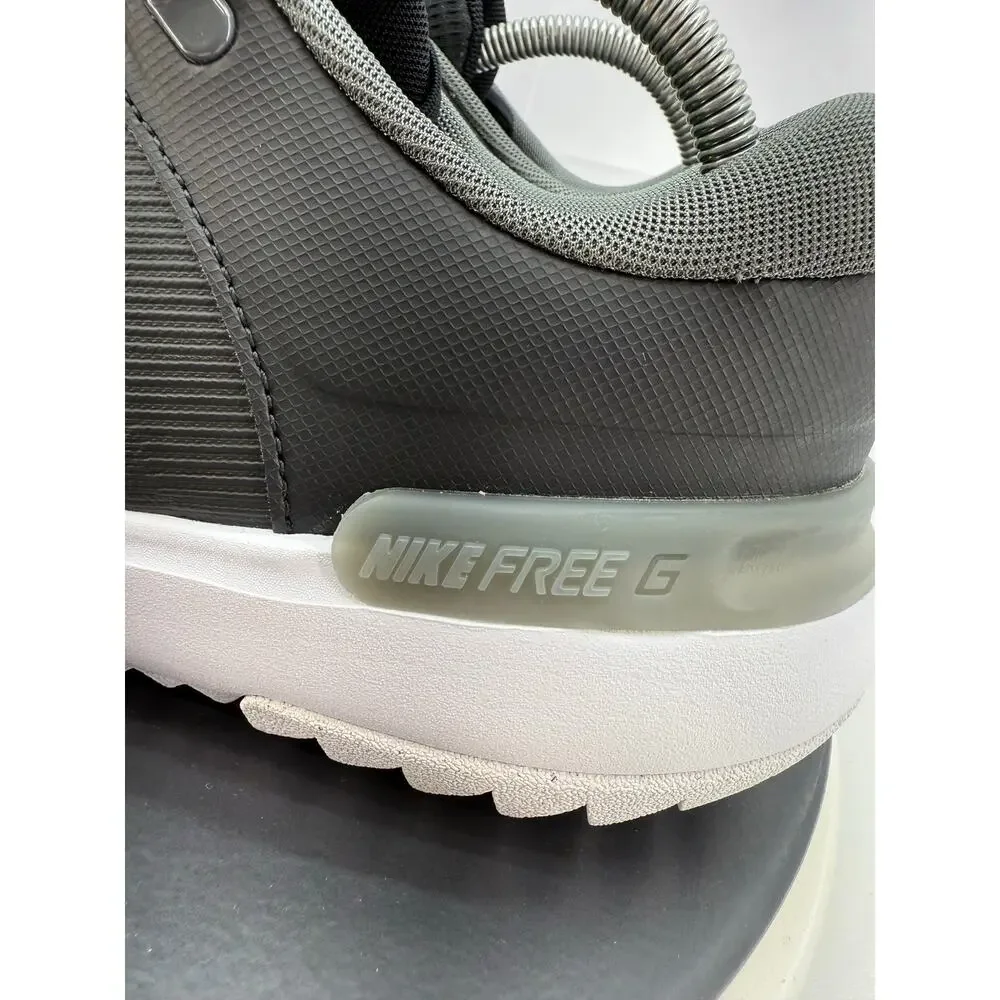 Nike Free Golf NN Mens Size 10 Black Iron‎ Grey Volt White Golf Shoes FN0332-001
